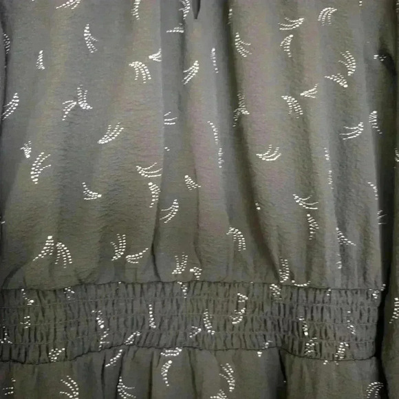 Reitmans signature dress size small black dress with long sleeves keyhole neck - Picture 4 of 11